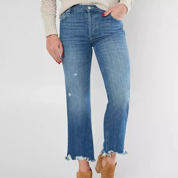 Free People Denim - Free People We The Free Maggie‎ Straight High Rise Jeans